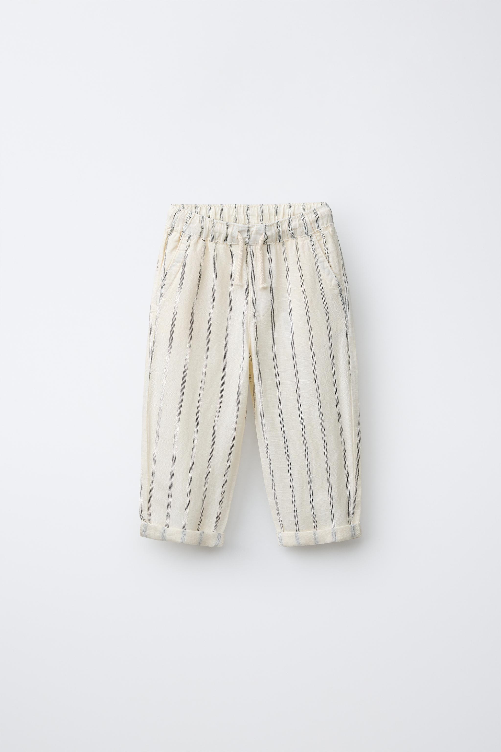 FLOWY LINEN BLEND PANTS